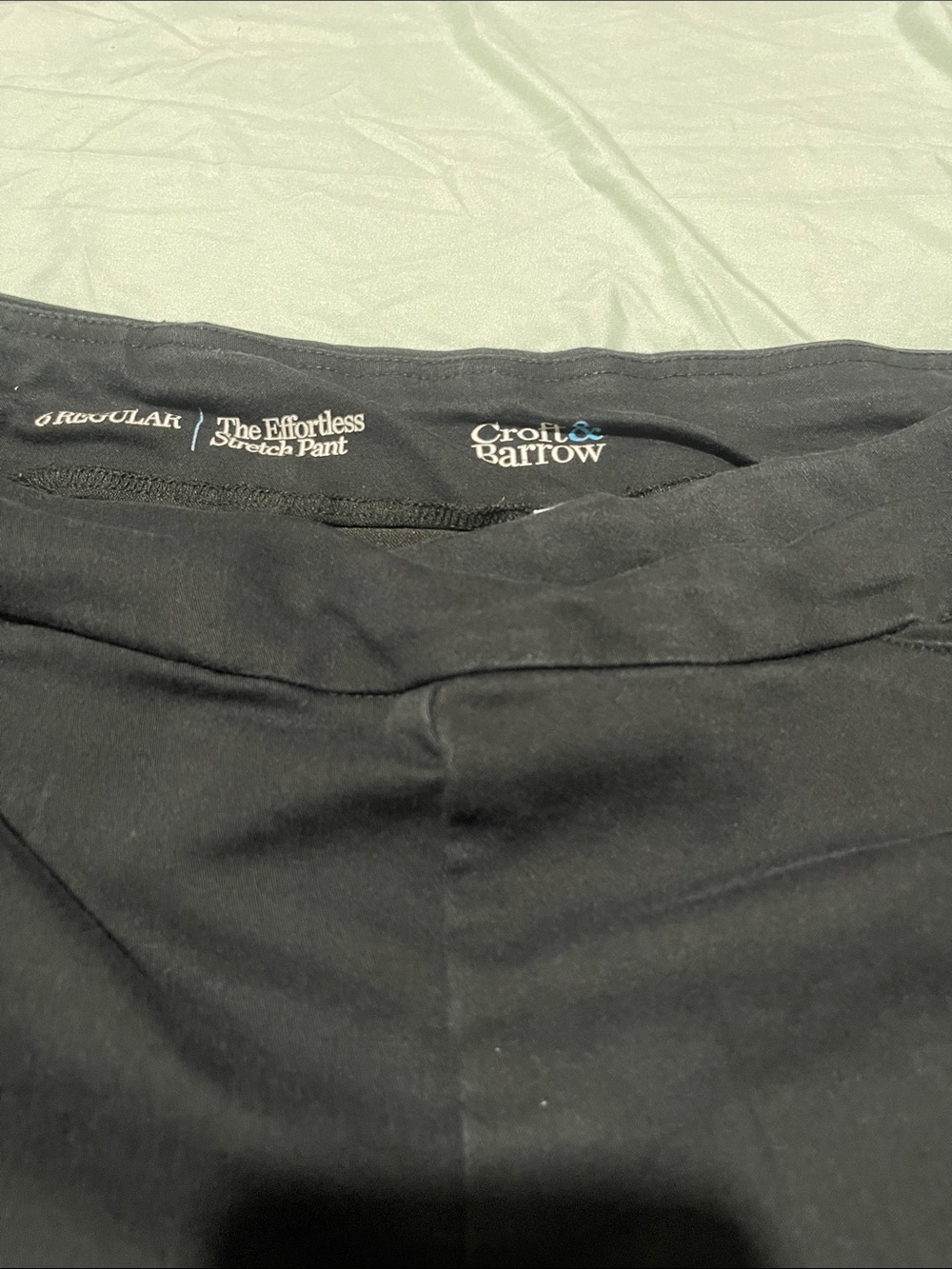 croft & barrow Women’s Black Effortless Stretch Chinos